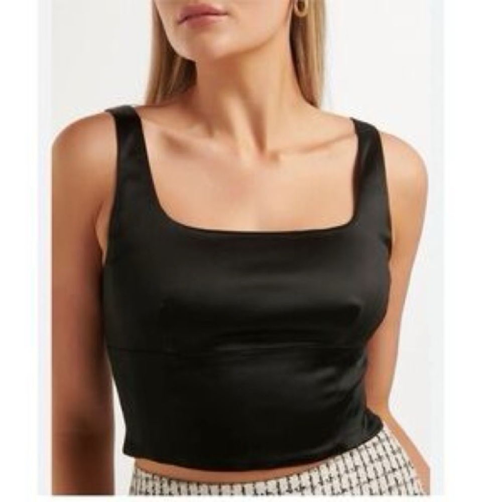 Jason Wu Tops Nwt Jason Wu Black Crop Top - Picture 2 of 4